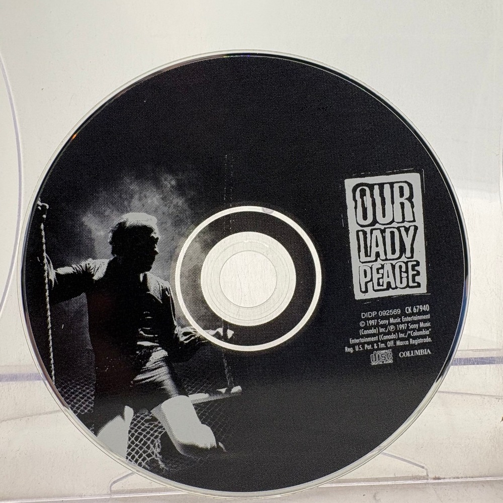 Our Lady Peace Clumsy CD Album 1997 Columbia CK 67940 092569 Alternative Rock